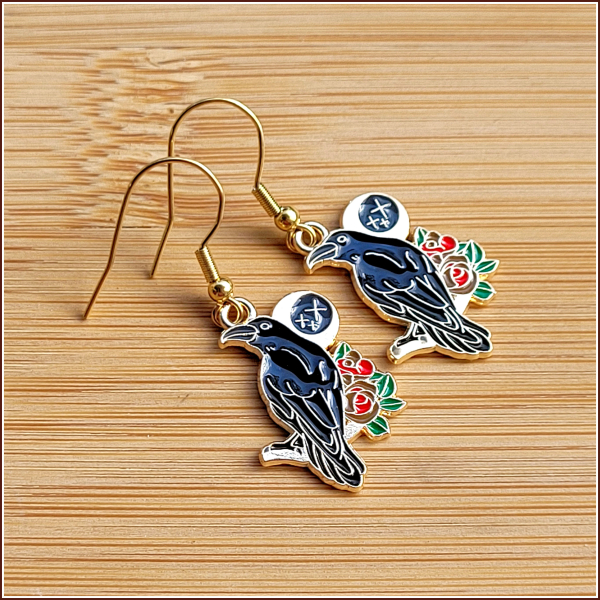 Ohrschmuck "Rabe"