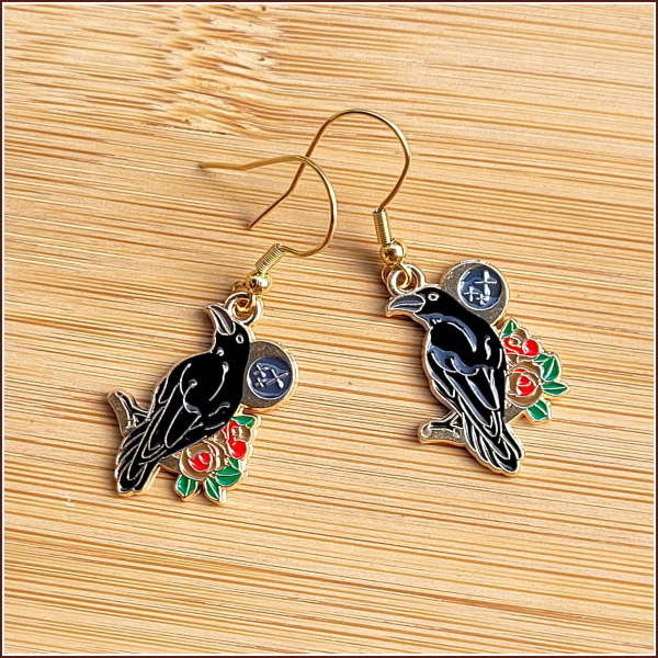 Ohrschmuck "Rabe"
