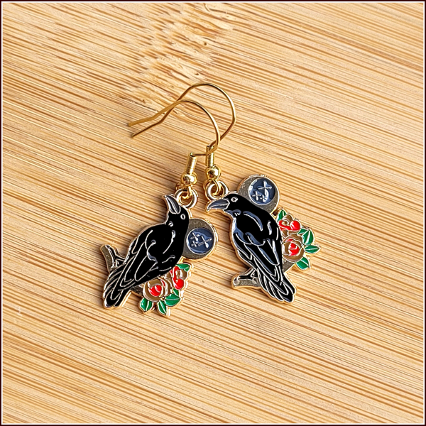 Ohrschmuck "Rabe"