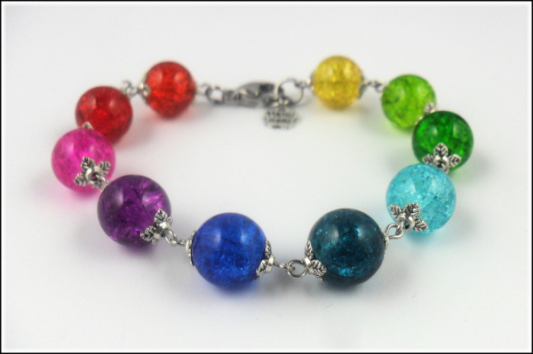Armband "Regenbogen" - 21 cm