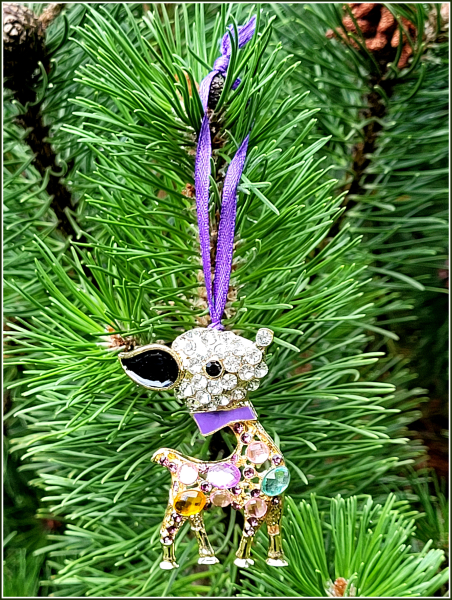 Geschenkanhänger / Dekoanhänger / Baumschmuck "Reh" - ein Einzelstück