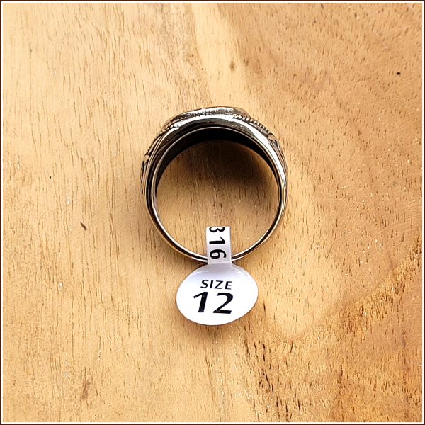 Ring  „Triqueta“ aus Edelstahl - Größe 12 - Einzelstück