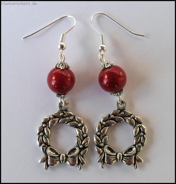 Ohrschmuck "Weihnachtskranz Miracle"