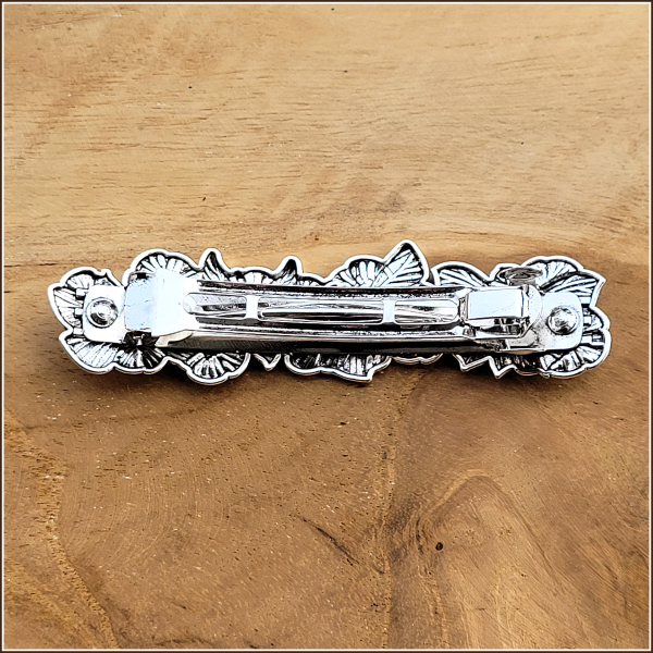 Haarspange "Schmetterlinge" in Antiksilber