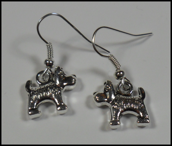 Ohrhänger "Wachsamer Terrier"