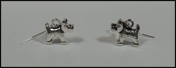 Ohrhänger "Wachsamer Terrier"