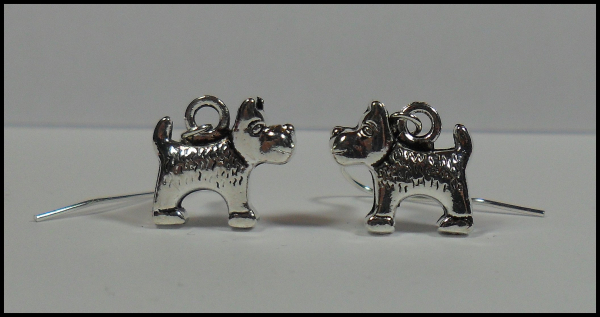Ohrhänger "Wachsamer Terrier"