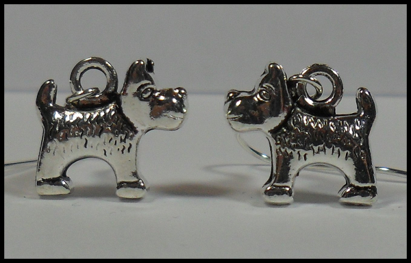 Ohrhänger "Wachsamer Terrier"