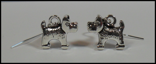 Ohrhänger "Wachsamer Terrier"