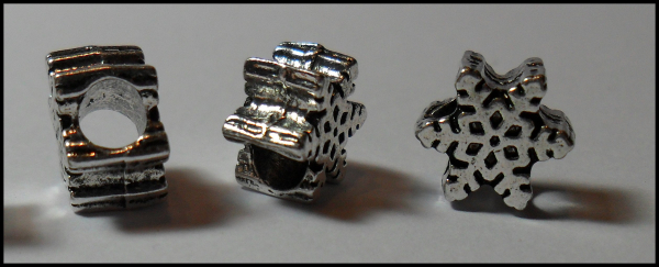 European Bead "Schneeflocke"