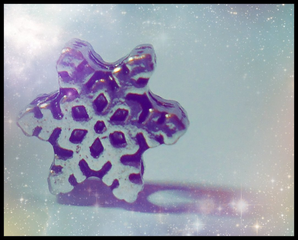 European Bead "Schneeflocke"