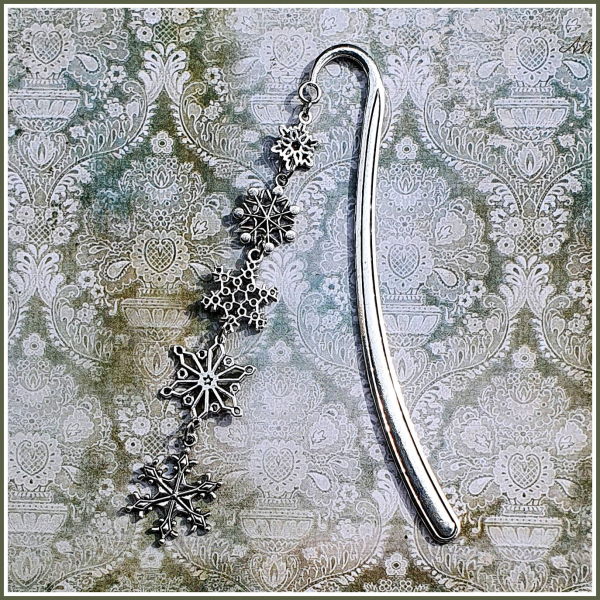Lesezeichen  "Große Schneeflocke"