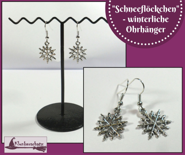 "Schneeflöckchen" - winterliche Ohrhänger