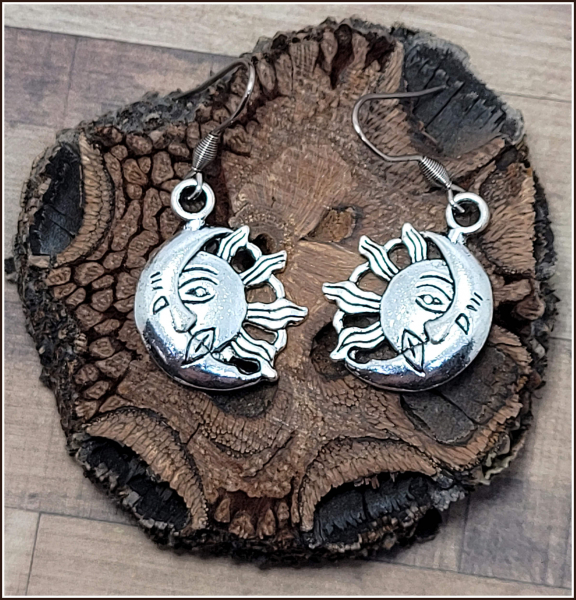 Ohrschmuck "Sonne & Mond"