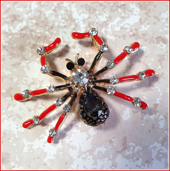 Brosche "Spinne"