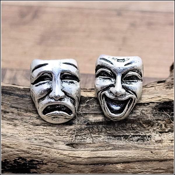 Ohrstecker "Theatermasken"