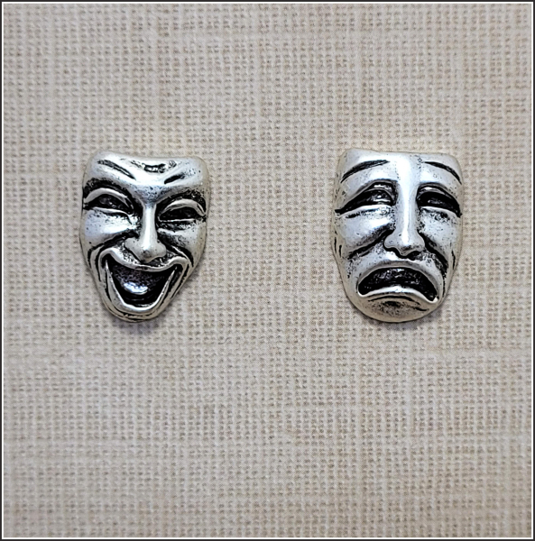 Ohrstecker "Theatermasken"