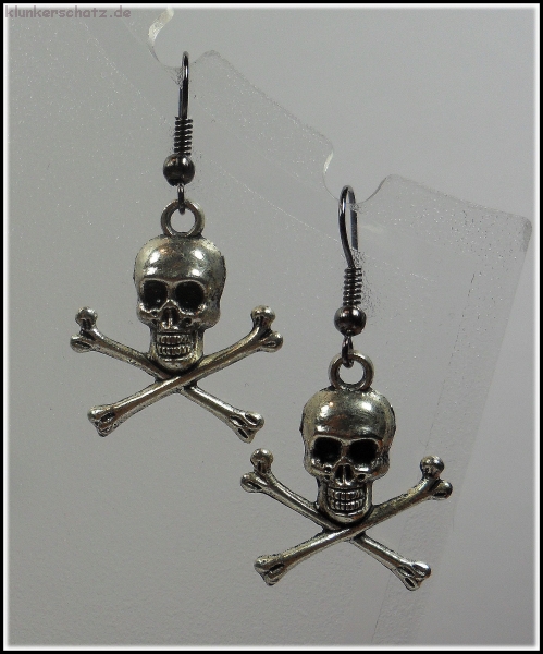 Ohrhänger "Totenkopf"