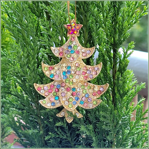 Geschenkanhänger / Weihnachtsbaumanhänger / "Herrlich funkelnder Weihnachtsbaum"