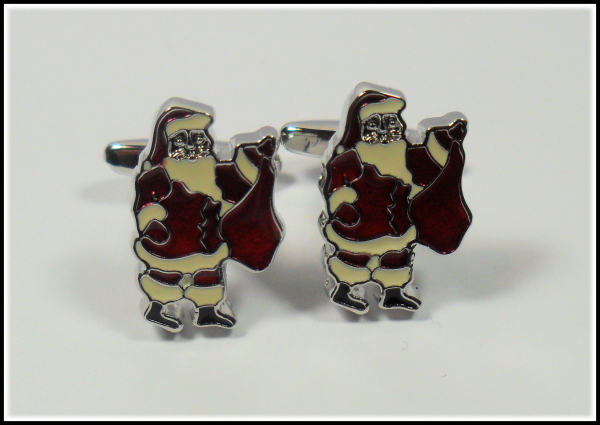 Manschettenknöpfe "Weihnachtsmann"