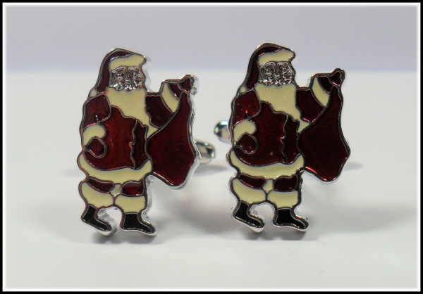 Manschettenknöpfe "Weihnachtsmann"