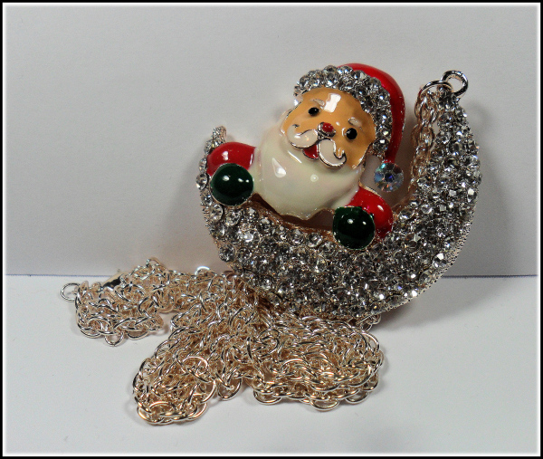 Kette "Der (Weihnachts-)Mann im Mond"