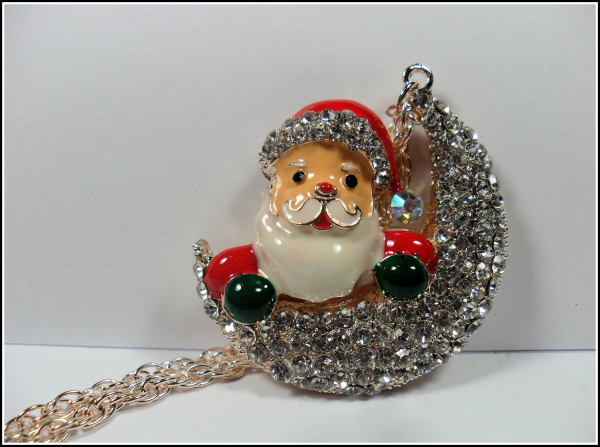 Kette "Der (Weihnachts-)Mann im Mond"