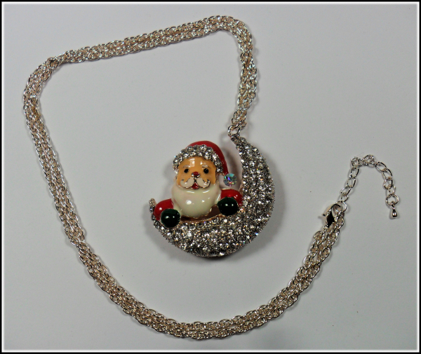 Kette "Der (Weihnachts-)Mann im Mond"