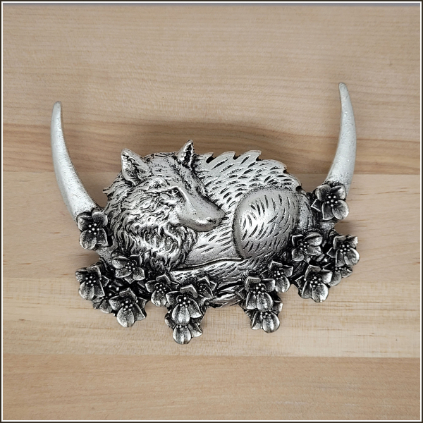 Haarspange "Wölfin"