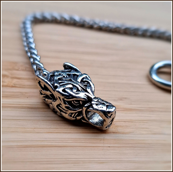 Armband "Wölfe Geri & Freki" - 23 cm